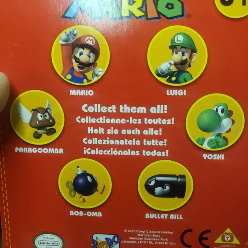 2007‎ Nintendo Super Mario Mini Figures NEW Sealed Mario Luigi Yoshi Bullet Bill